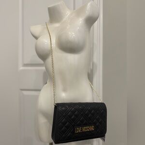 Love moschino quilted cross body